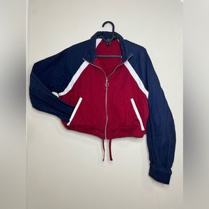 Forever 21 Crop zip jacket